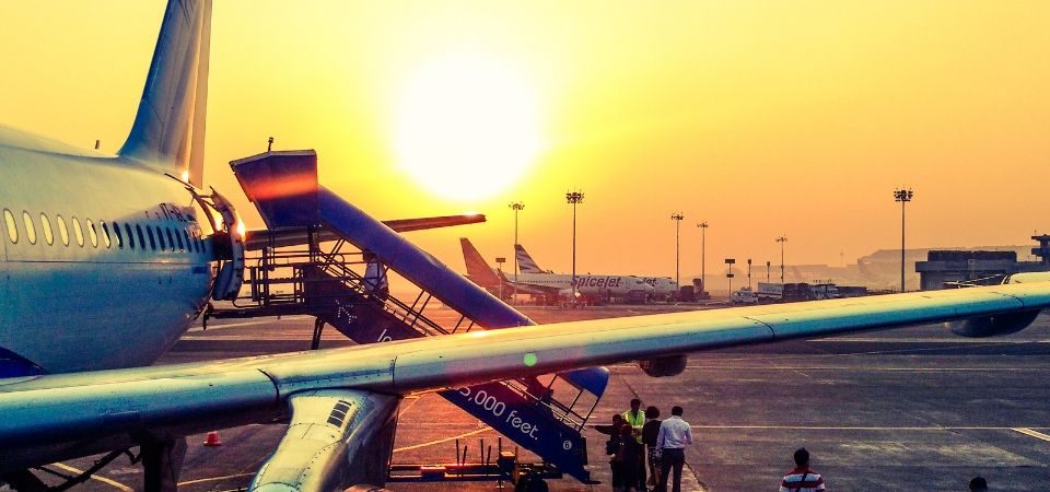 airport sunrise